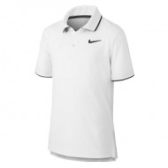 Поло детское Nike Court Dri-FIT (White) для большого тенниса